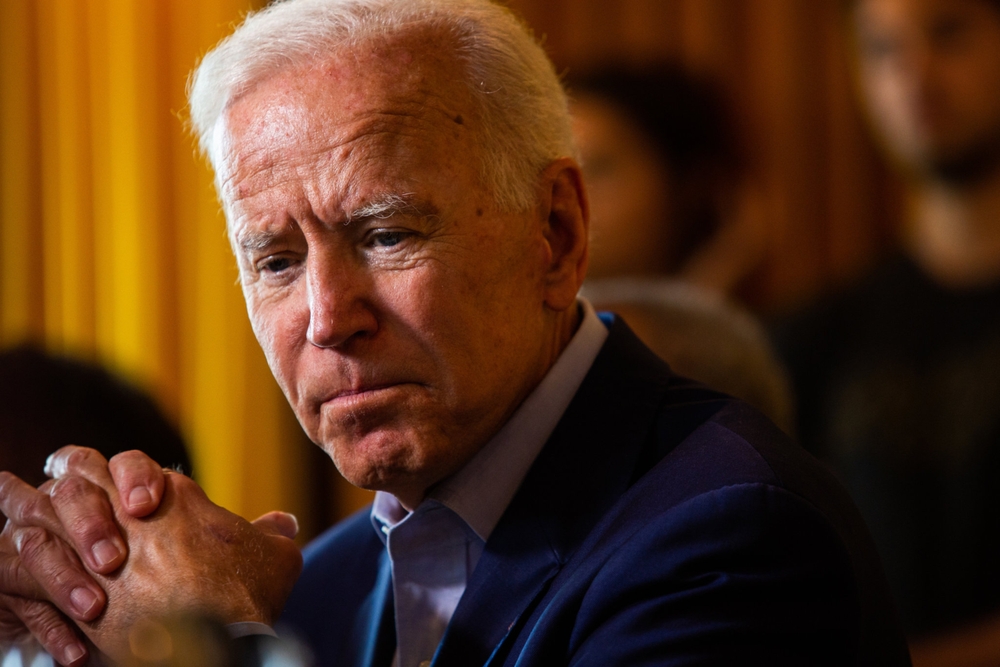 Joe Biden, pensive