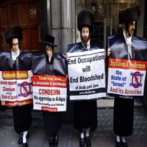 Anti-Zionist Jews Protest Israel-Gaza War, Oct. 14, 2023. Zionism.