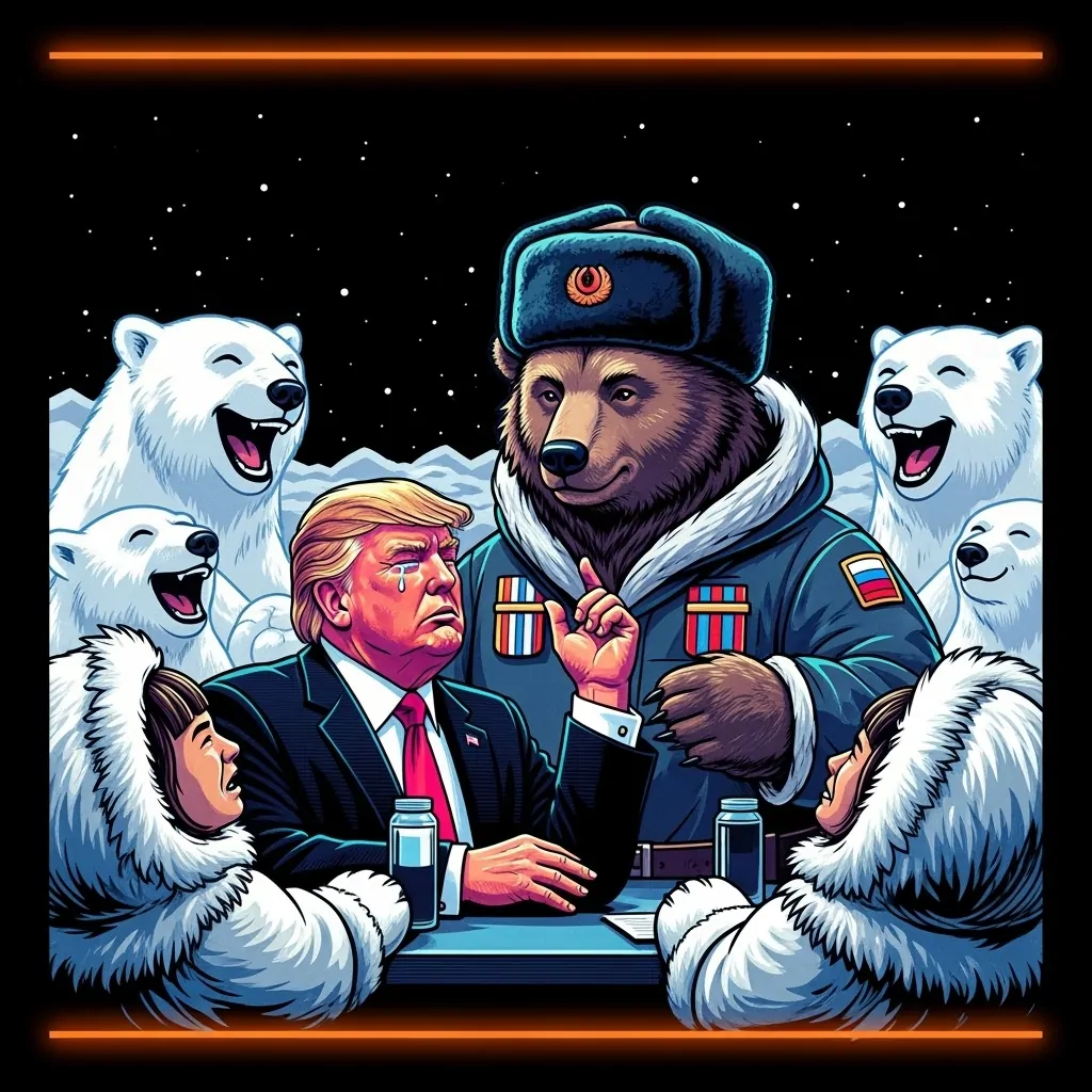 Vlad's Psy Op and Don's Big Distraction; Trump meets with The Russian Bear and his Polar Bear friends.